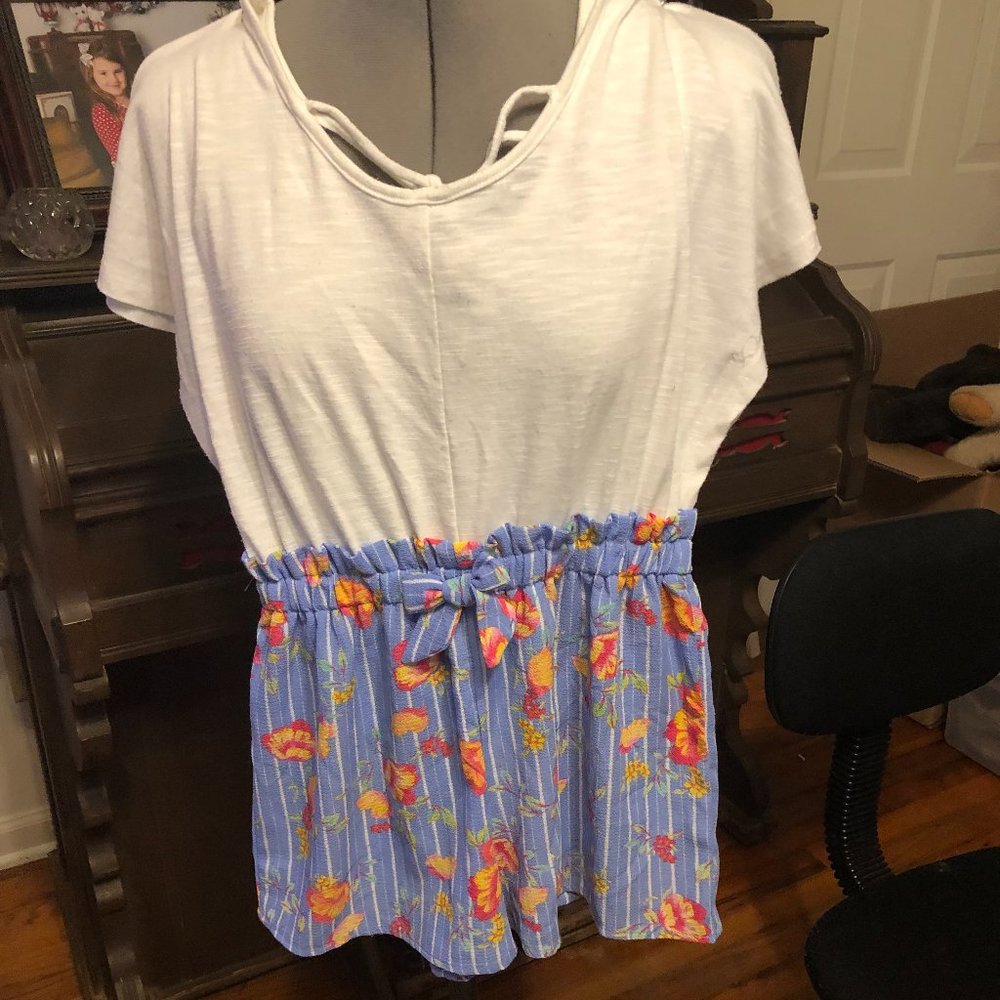 Speechless Girls Jumpsuit shorts ; size 12